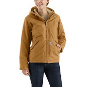Carhartt Women's FR Full Swing Quick Duck Jacket in Brown
